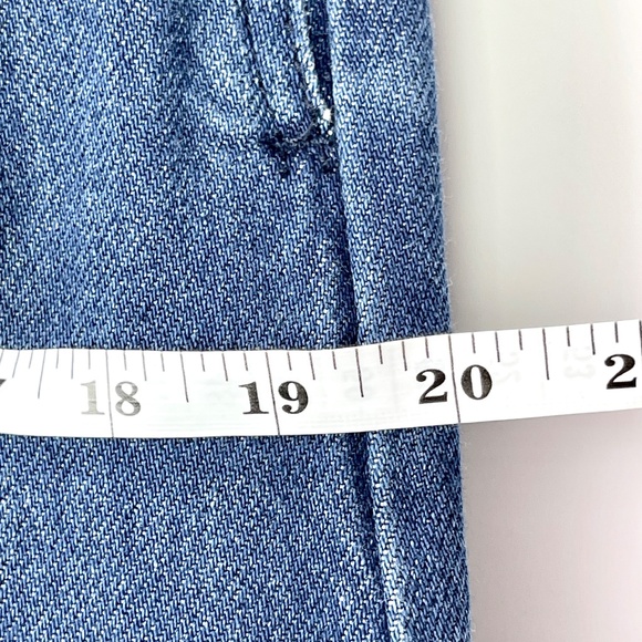 Elle Long Denim Slit Maxi Flare Skirt Womens XL Y2K Western Prairie Festival - Picture 8 of 12